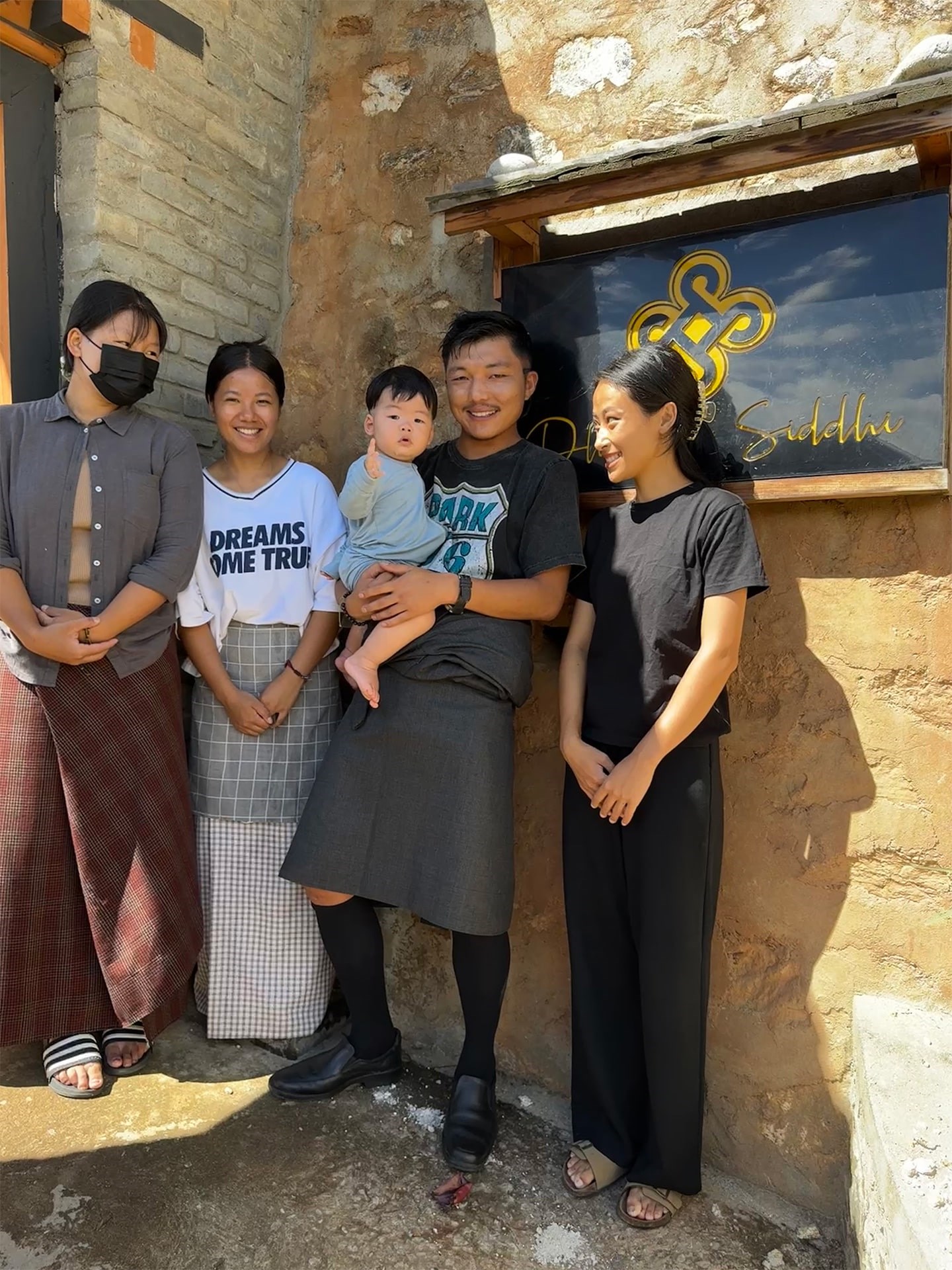 Joon and Dharma Siddhi staff